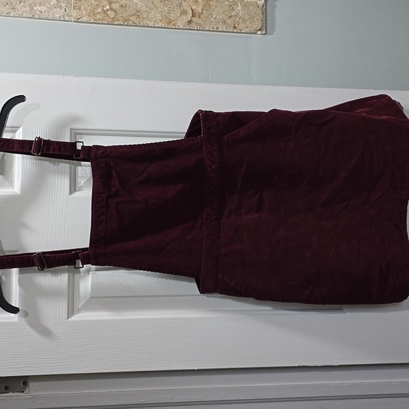 Burgandy Corduroy Dress - Picture 1 of 15